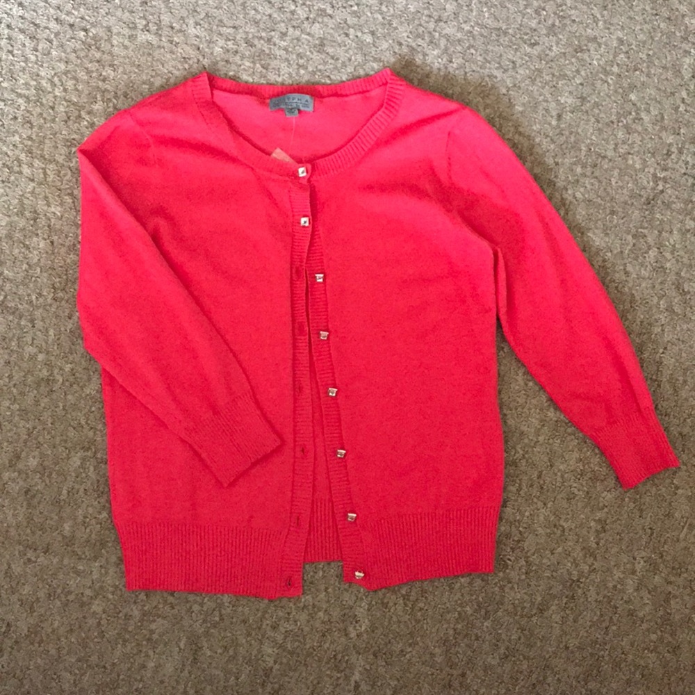 Joseph A coral cardigan size S